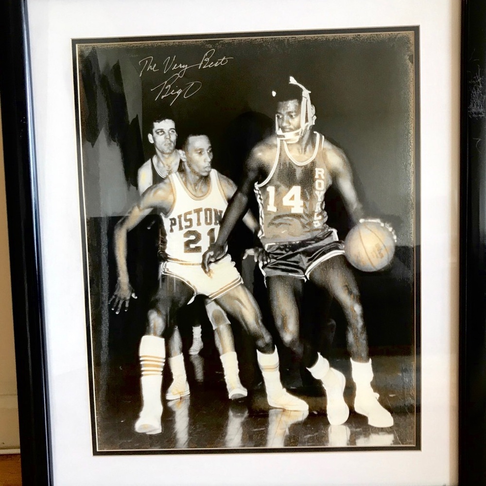 Signed Photograph Of Famous Basketball Athlete
